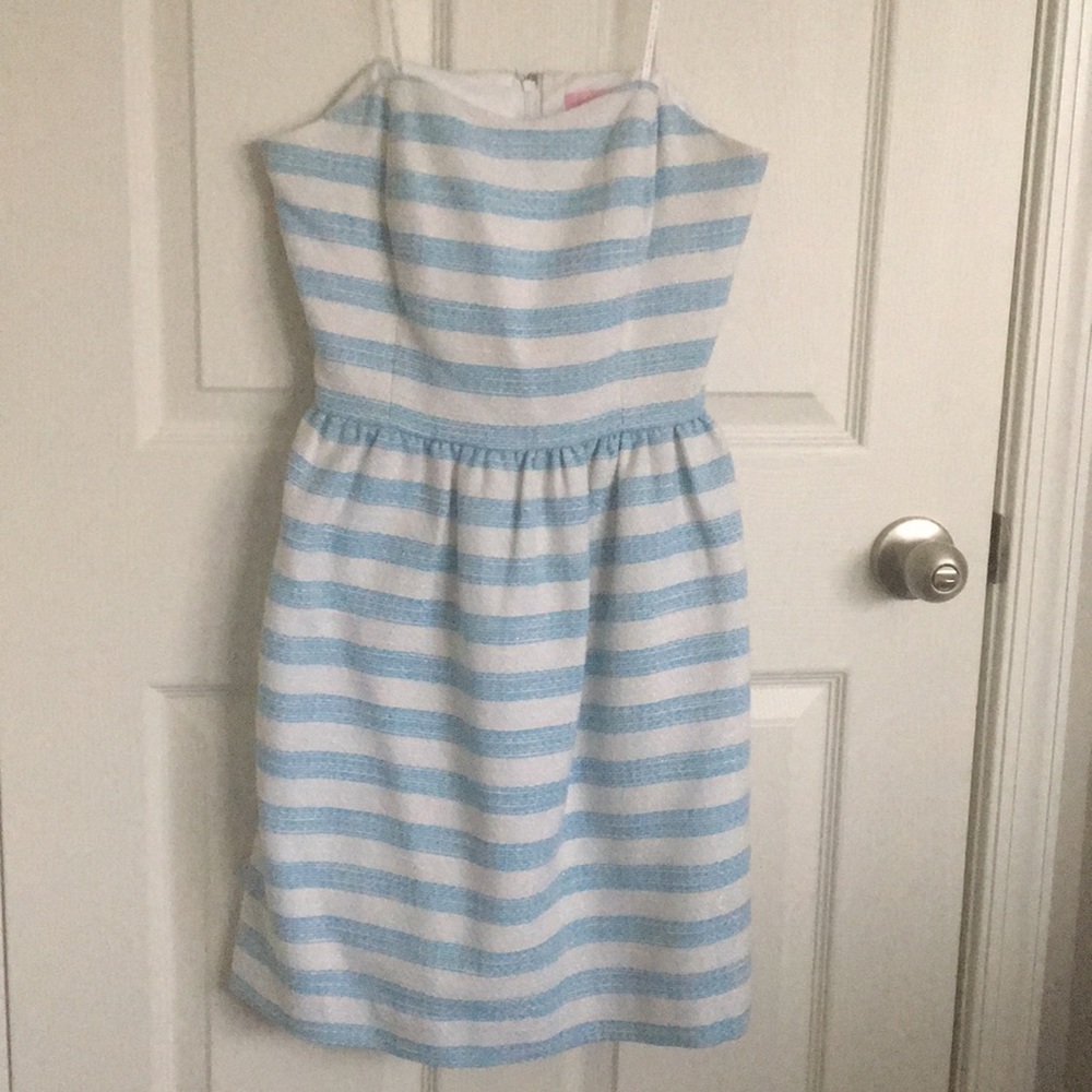 LILLY PULITZER BLUE STRIPE DRESS